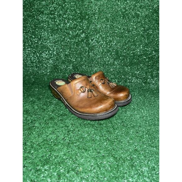 Earth Spirit Women Size 7 Pinewood II Gelron 2000 Slip On Brown‎ Leather Loafers - Picture 2 of 9